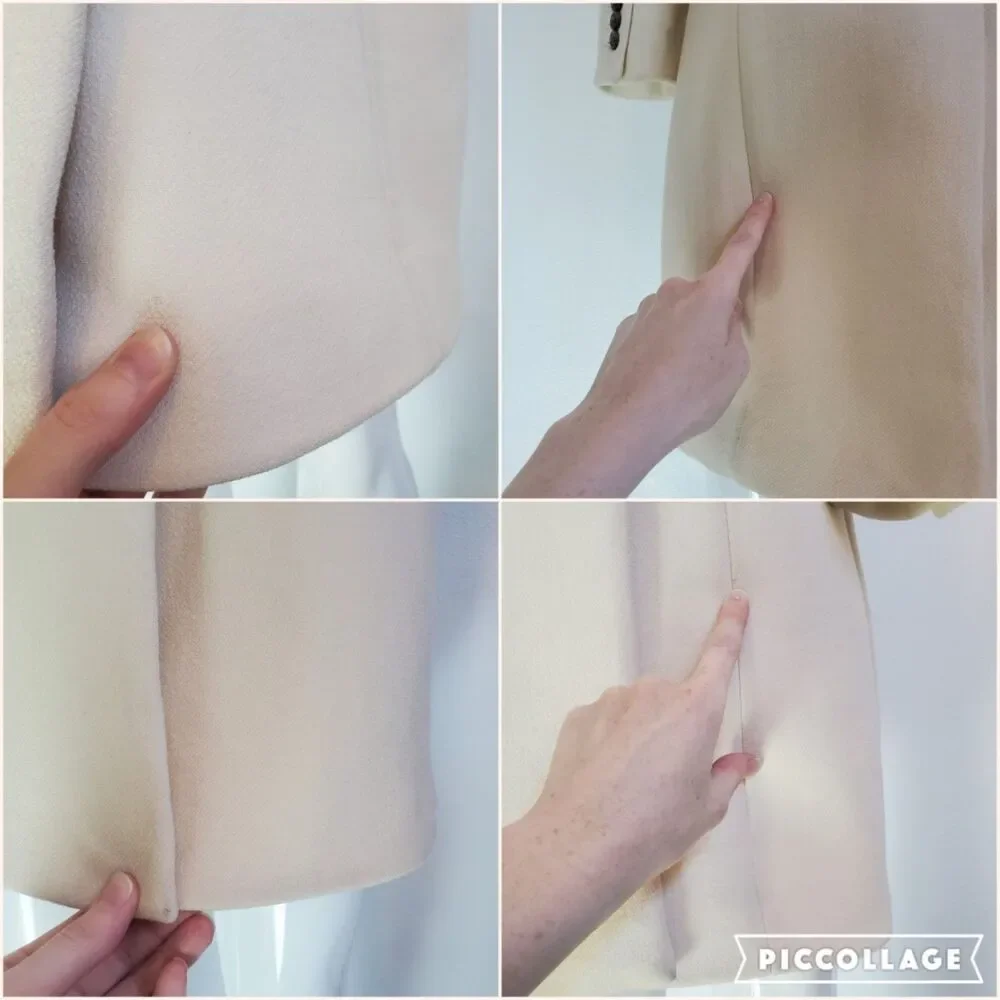 J. Crew Cream Wool Double-Breasted Coat - Picture 8 of 9